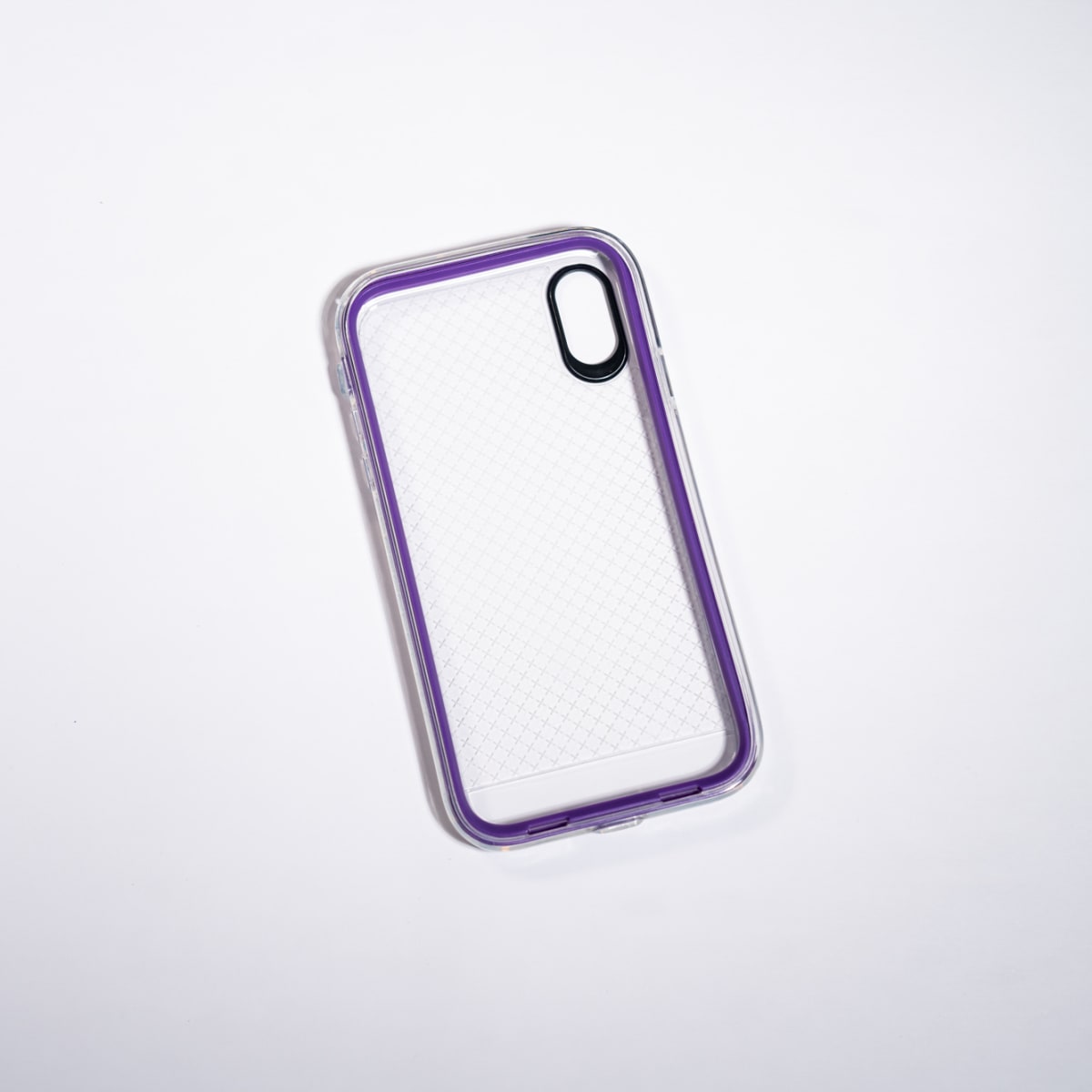 ANIGMA ANTIGOLPE BORDE INTERCAMBIABLE MORADO Y NEGRO IPHONE XR2
