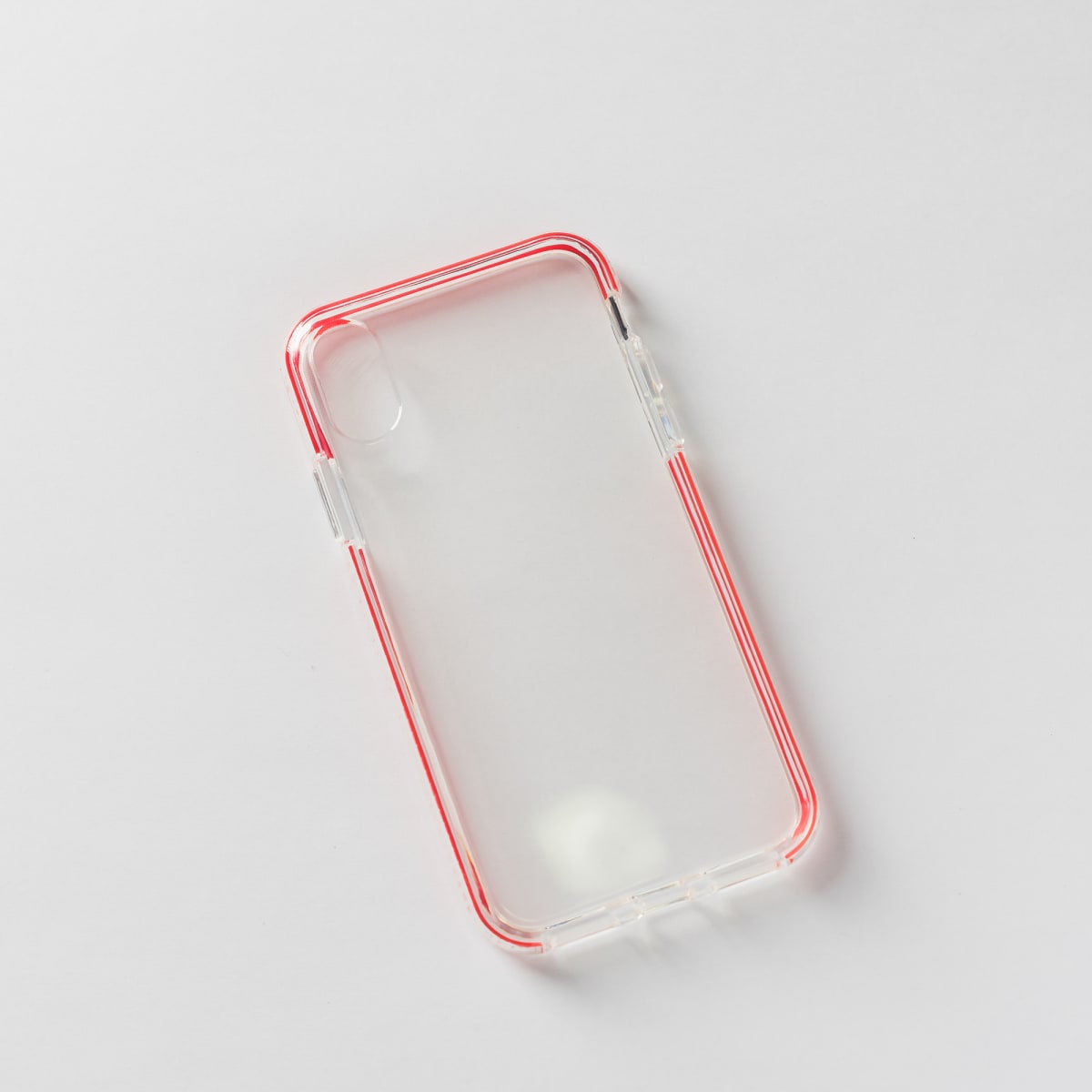 BLANDA TRANS + BORDE ROJO IPHONE X/XS1