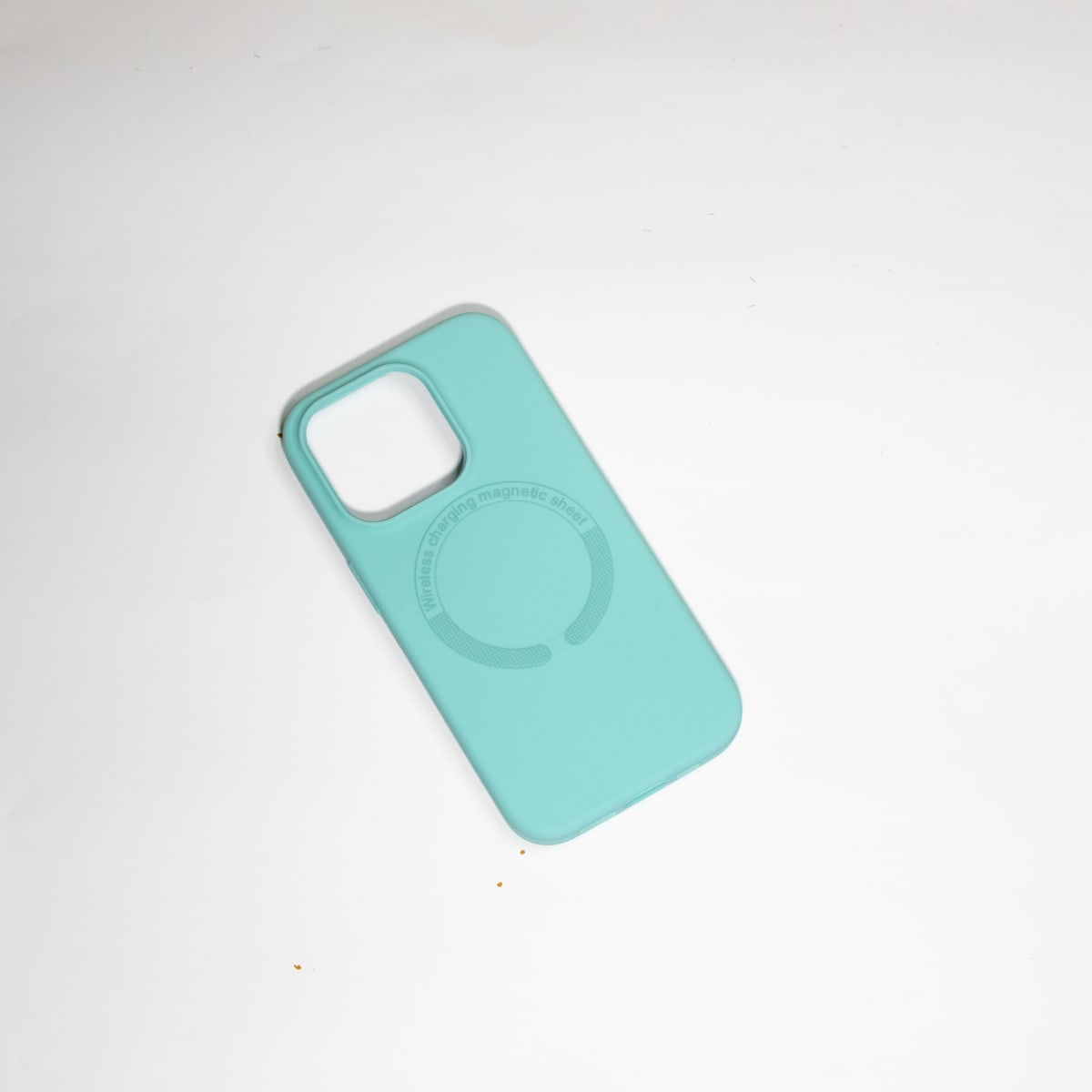 CARCASA SILICONA MAGSAFE - VERDE AGUA IPHONE 13 PRO MAX1