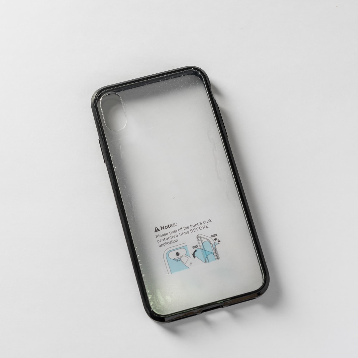 TRANSPARENTE + BORDE NEGRO IPHONE XS MAX1