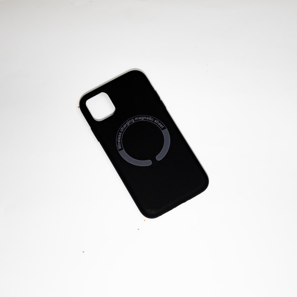 CARCASA SILICONA MAGSAFE - NEGRO IPHONE 111