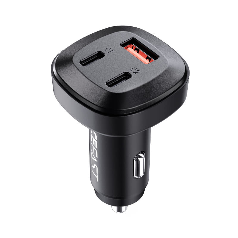 ENCHUFE AUTO 66W 2*USB-C + USB-A (B3)6
