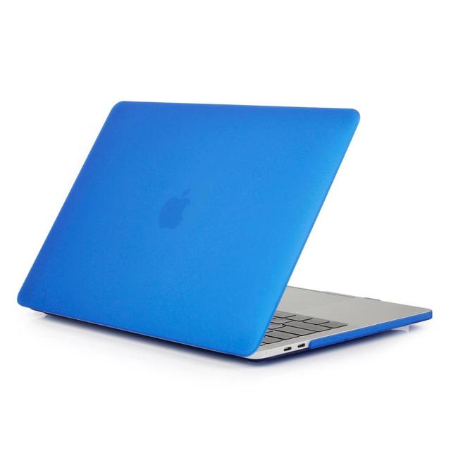 SILICONA AZUL TRANSPARENTE DURA MACBOOK NEW AIR 13.3” (A1932, A2179, A2337)1