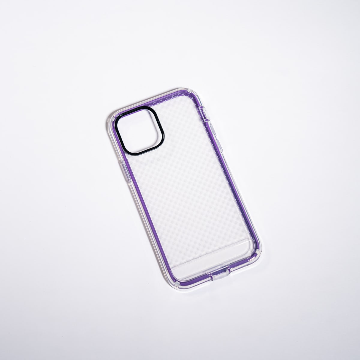 ANIGMA ANTIGOLPE BORDE INTERCAMBIABLE MORADO Y NEGRO IPHONE 12/12 PRO2
