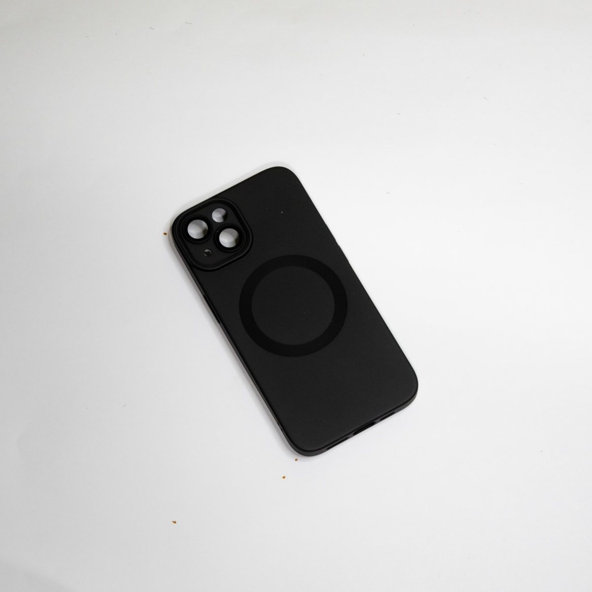 SILICONA MAGSAFE Y PROTECTOR DE CÁMARA -  NEGRO IPHONE 131