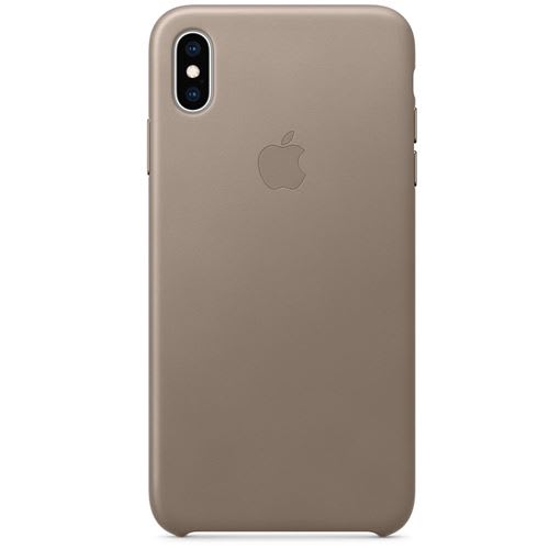 LEATHER CASE  GRIS IPHONE XS MAX1