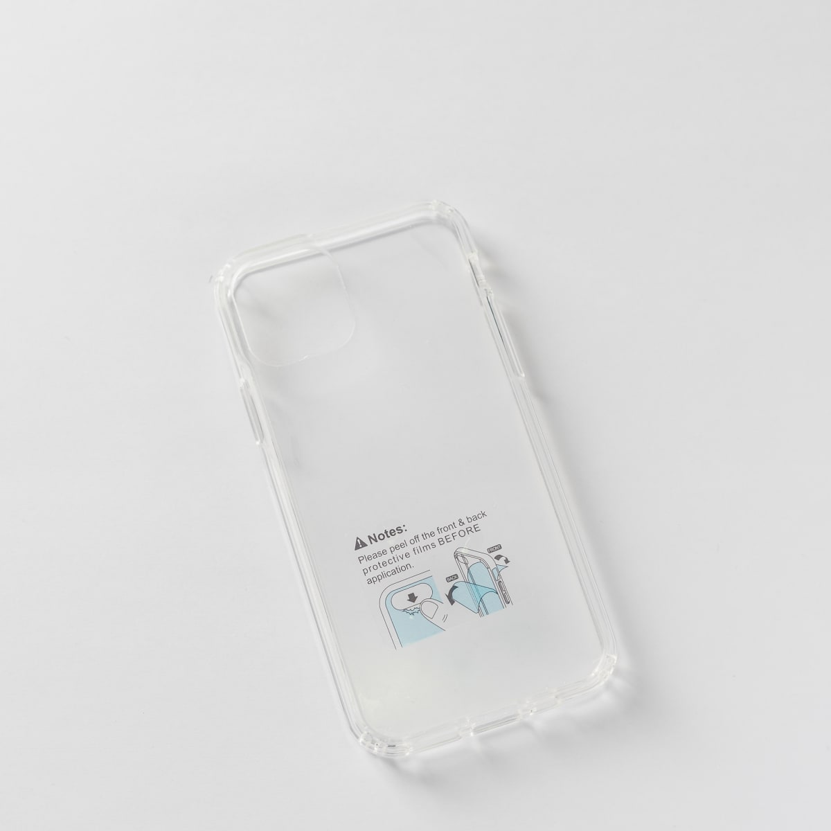 TRANSPARENTE + BORDE TRANSPARENTE IPHONE 11 PRO1