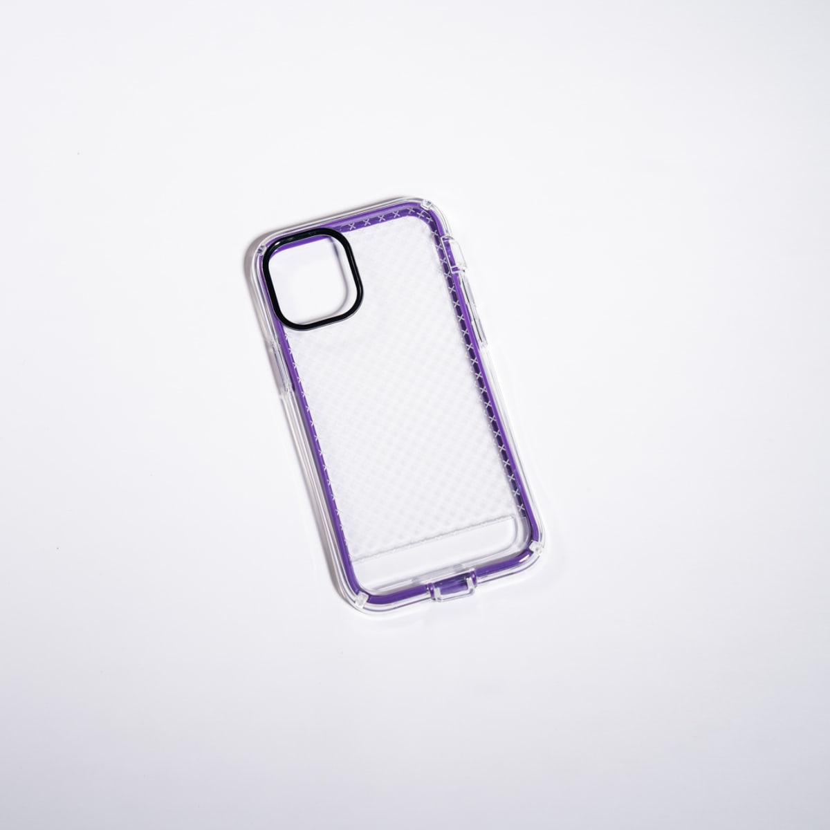 ANIGMA ANTIGOLPE BORDE INTERCAMBIABLE MORADO Y NEGRO IPHONE 12 MINI2