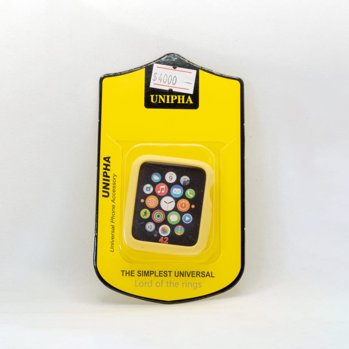 CARCASA SILICONA AMARILLO 40MM1