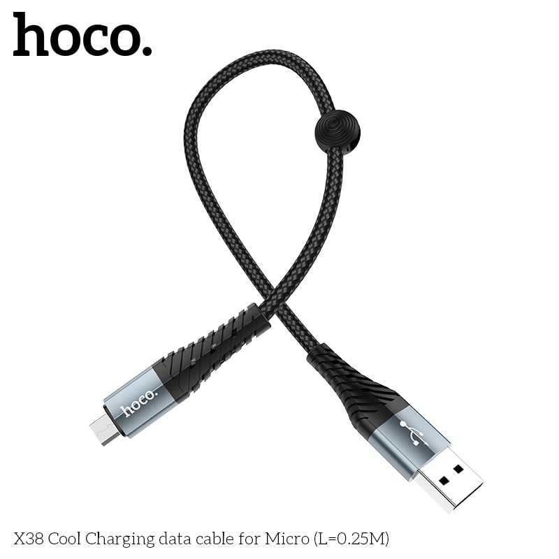 CABLE MICRO-USB 2.4A X38 HOCO1