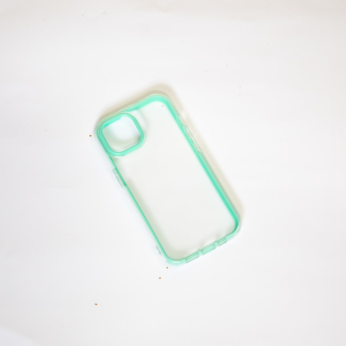 TRANSPARENTE CON BUMPER COLOR VERDE AGUA IPHONE 15 PRO MAX1