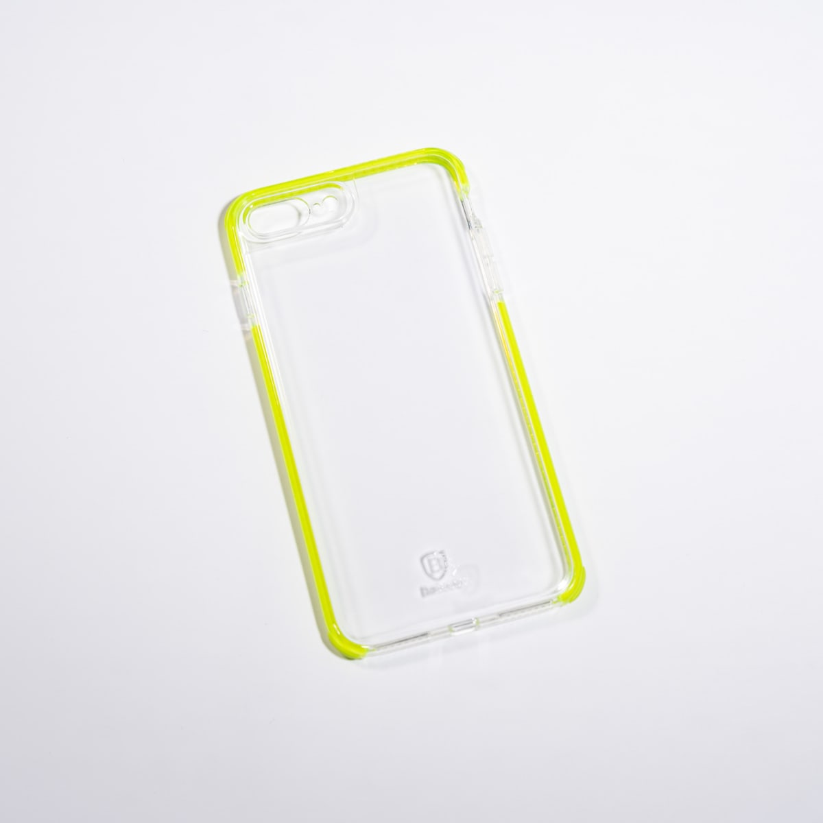 TRANSPARENTE BORDE VERDE FLUOR RIGIDA BASEUS IPHONE 7P/8P1