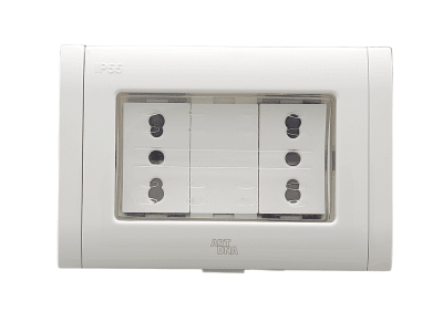 HidroBox Blanca - 2 Enchufes 10/16A