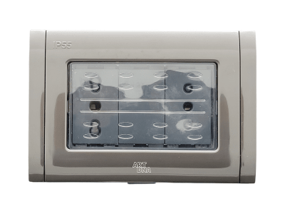 HidroBox Grafito - 2 Enchufes 10/16A