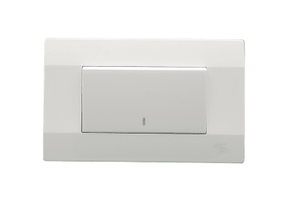 Armado - Interruptor Teclón 9/24. Blanco Serie K1