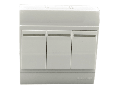 Interruptor Sobreponer 3 Teclas   9/12 - 9/24