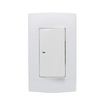 Punto interruptor simple 9/12 · BLANCO