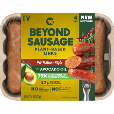 SALCHICHA BEYOND HOT ITALIAN 4 UNID 400 GR