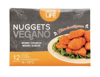 NUGGETS VEGANOS 12 UNID 228 GR