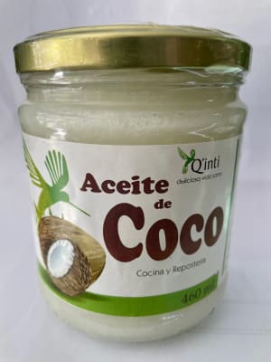 ACEITE DE COCO EXTRA VIRGEN 460ML - Q´INTI