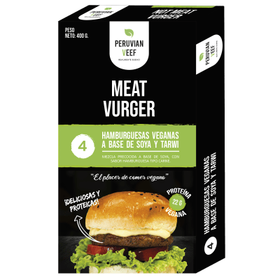 MEAT VURGUER 4 UNID 400 GR
