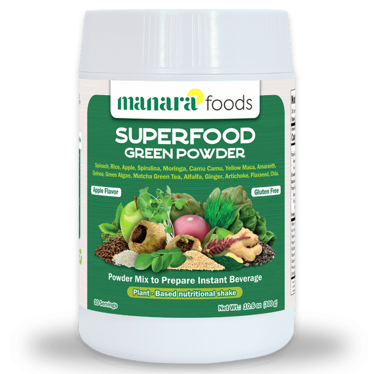 SUPERFOOD GREEN POWDER 300 GR JAN VEGAN MARKET