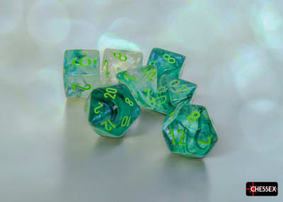 Set 7 Dados Borealist Kelp/Light Green