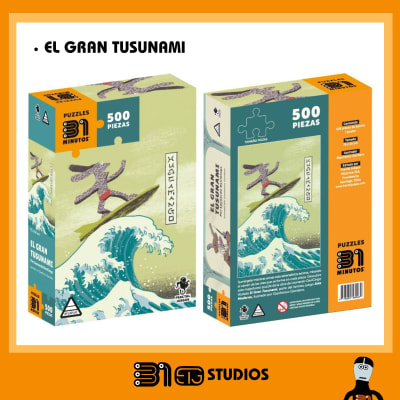 Puzzle 31 Minutos 500 Piezas - El Gran Tsunami