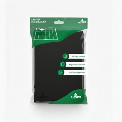 9 POCKET LEATHER CARD BINDER