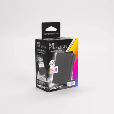 GG MATTE PRIME SLEEVES BLACK 66X91