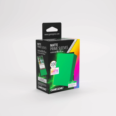 GG MATTE PRIME SLEEVES GREEN 66X91