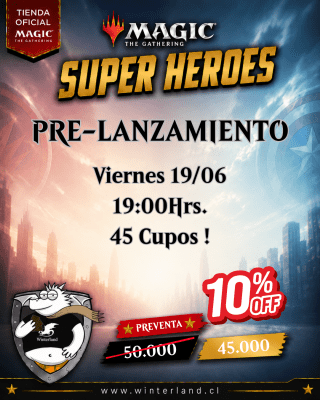 Pre-lanzamiento Marvel Superheroes