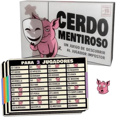 Cerdo Mentiroso: El juego del impostor rápido y entretenido