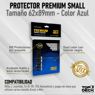 Protector Top Deck Premium Small (Azul)