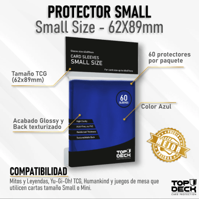 Card Sleeves - Small Size (Azul)
