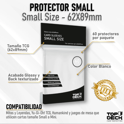 Card Sleeves - Small Size (Blanco)