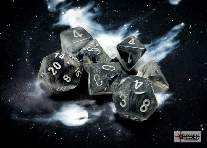 Set 7 Dados Borealis Light Smoke/Silver1