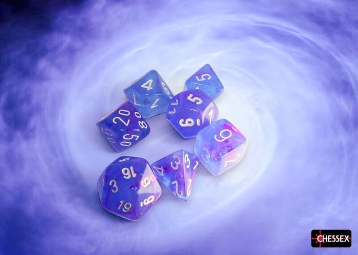 Set 7 Dados Nebula Aura/White1