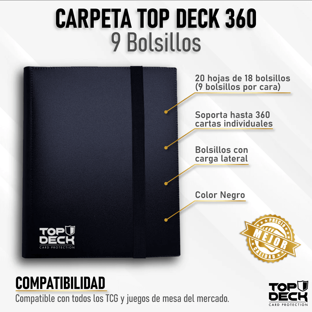 Carpeta 360 TopDeck - Negro1