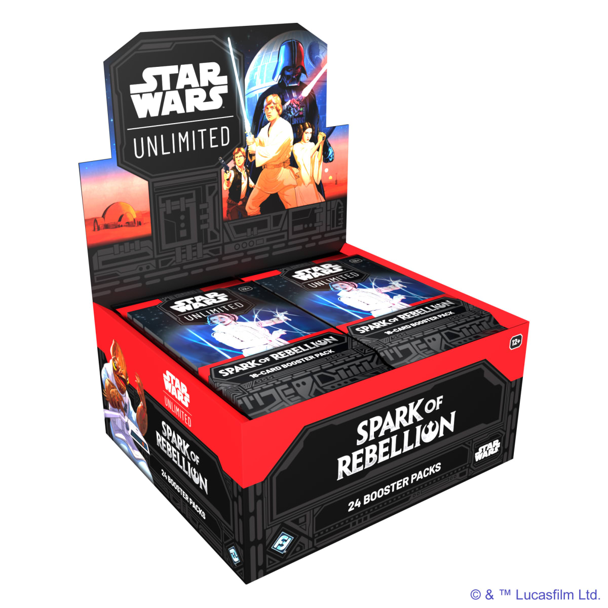Star Wars Unlimited Spark of Rebellion Booster Display (Inglés)1