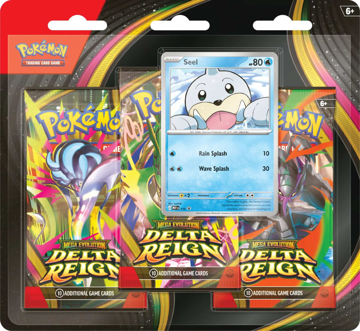 MEGA EVOLUTION - DELTA REIGN - 3-PACK BLISTER1