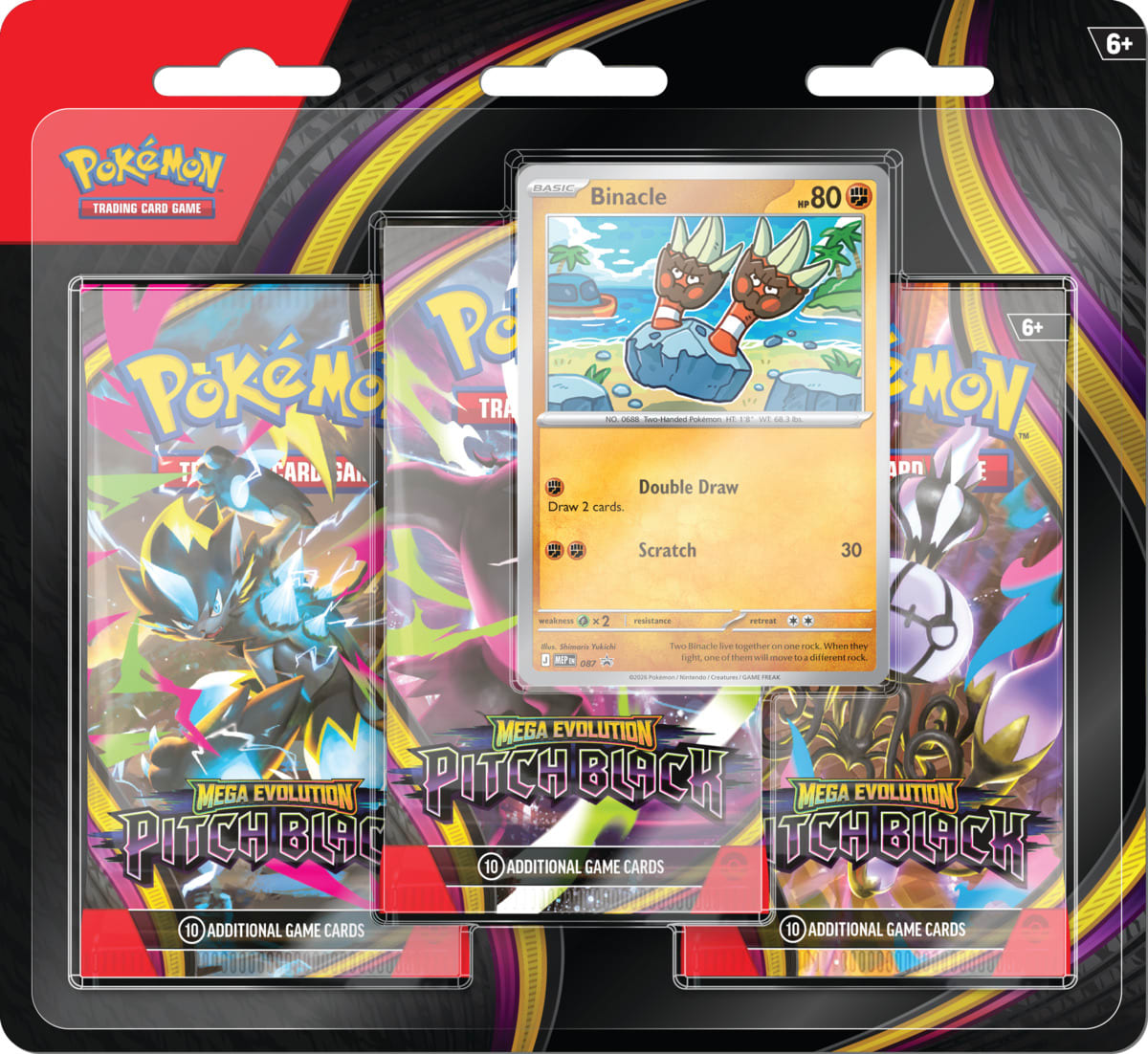 MEGA EVOLUTION - PITCH BLACK - 3-PACK BLISTER1