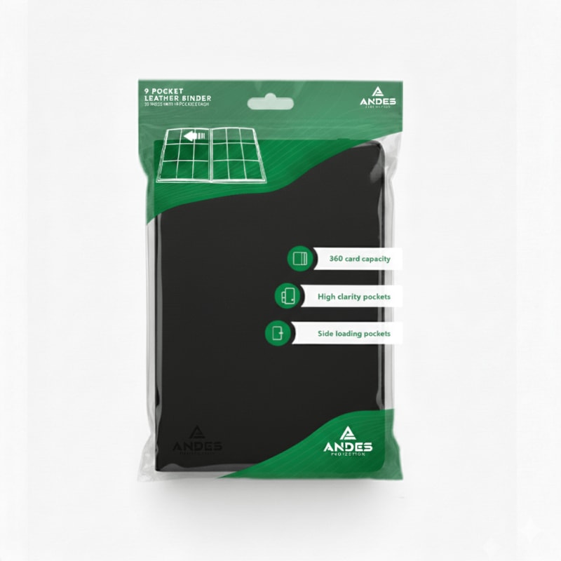 9 POCKET LEATHER CARD BINDER1