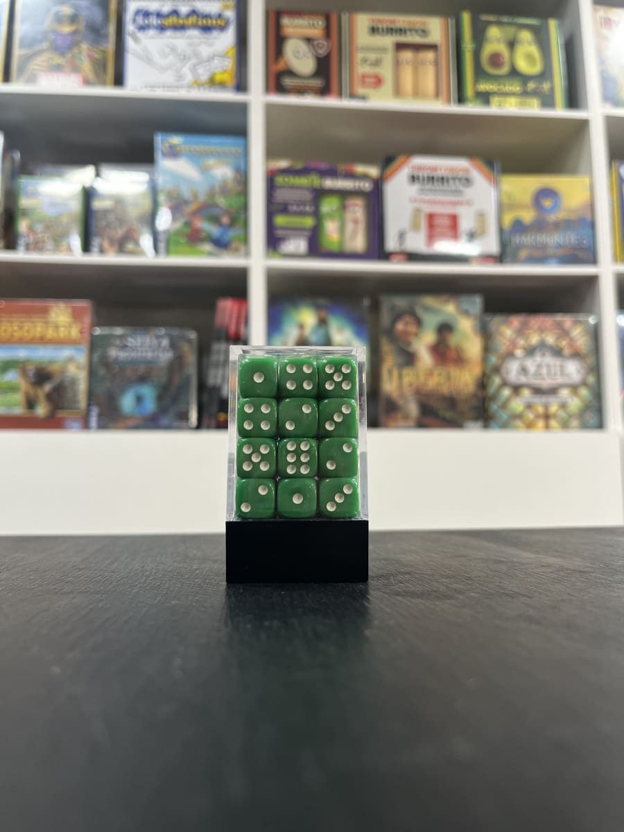 Set de Dados Sólidos (6 lados) Verde2