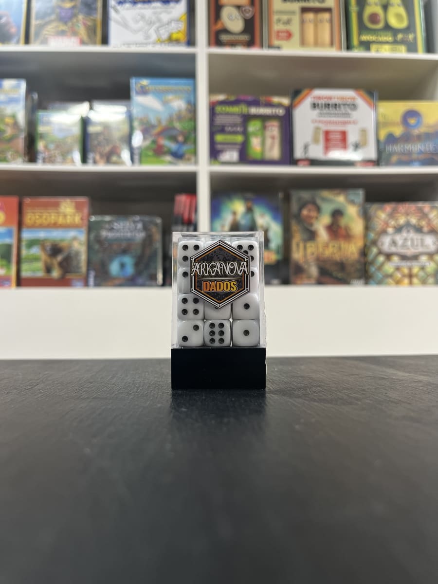 Set de Dados Sólidos (6 lados)  Blanco1