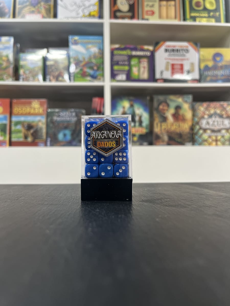 Set de Dados Sólidos (6 lados) Azul1