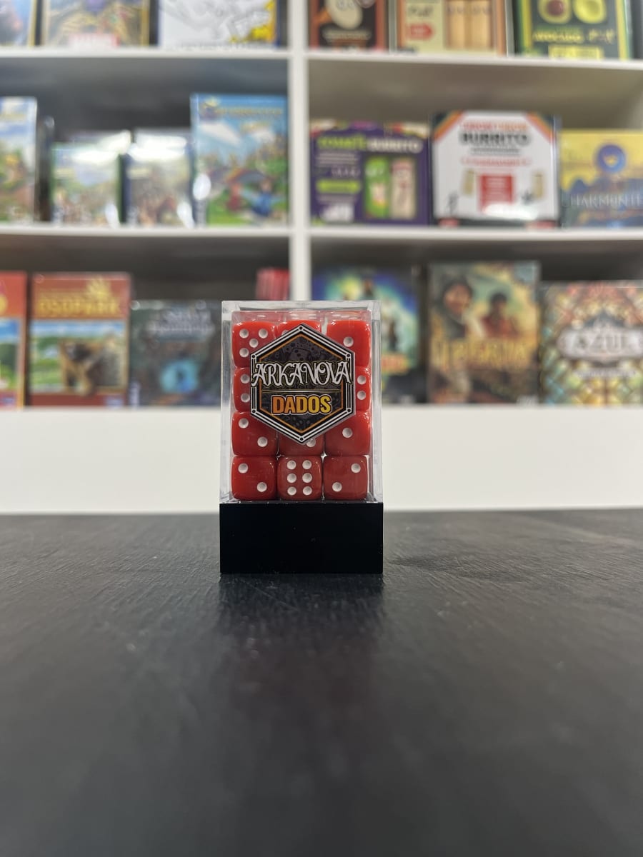 Set de Dados Sólidos (6 lados) Rojo1