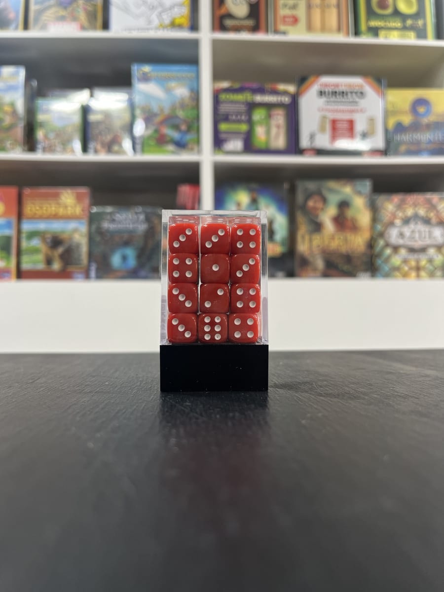Set de Dados Sólidos (6 lados) Rojo2