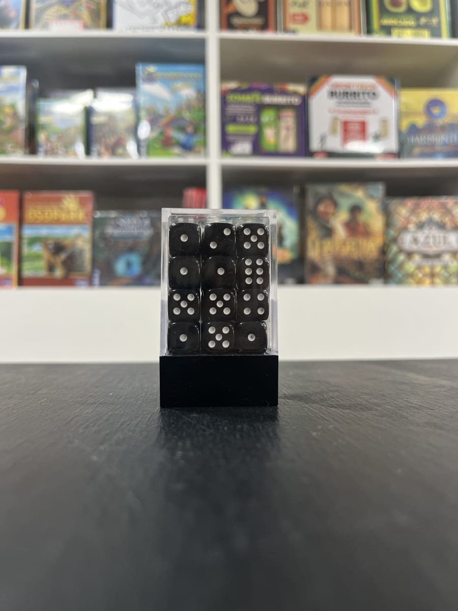 Set de Dados Sólidos (6 lados) Negro2