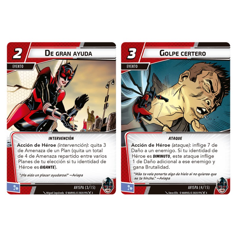 Marvel Champion Pack de Heroe Wasp2